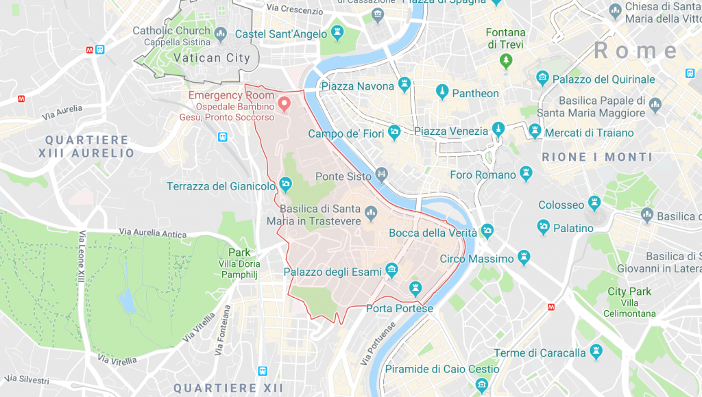 trastevere rome